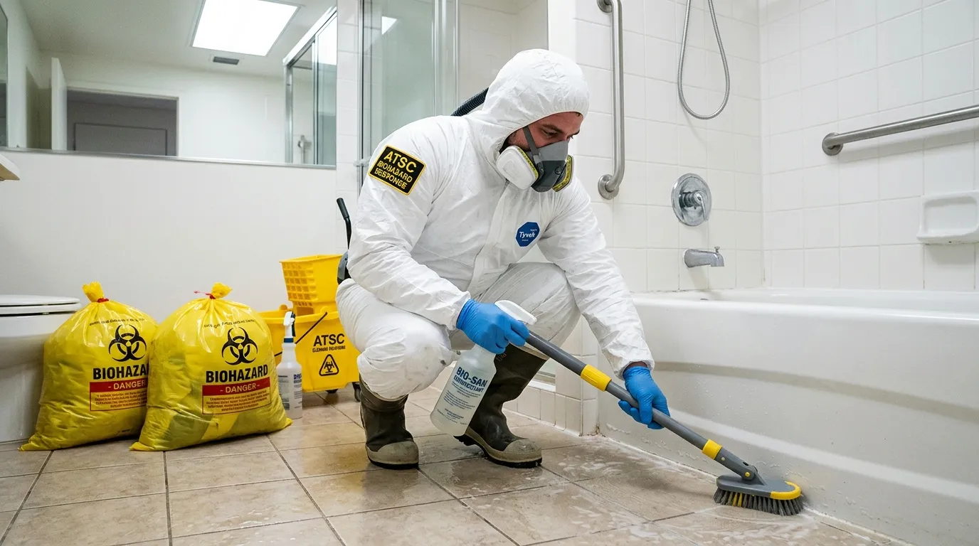 Decontamination equipment deployed for Blood Cleanup in Eden Prairie